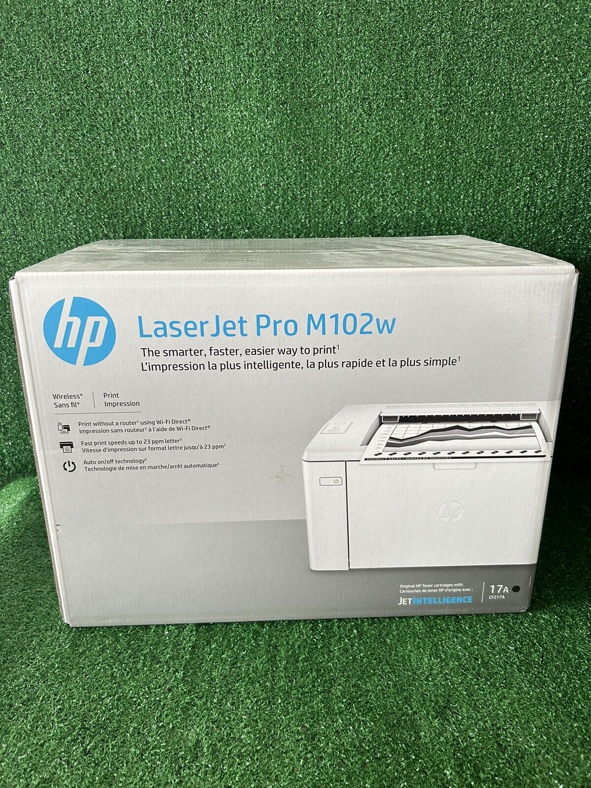 NEW Sealed Retail HP LaserJet Pro M102w Wireless Monochrome Printer (G3Q35A)
