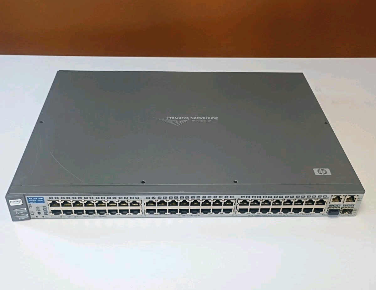 HP ProCurve 2650 J4899B 48-Port Managed Ethernet Network Switch Rack Mount