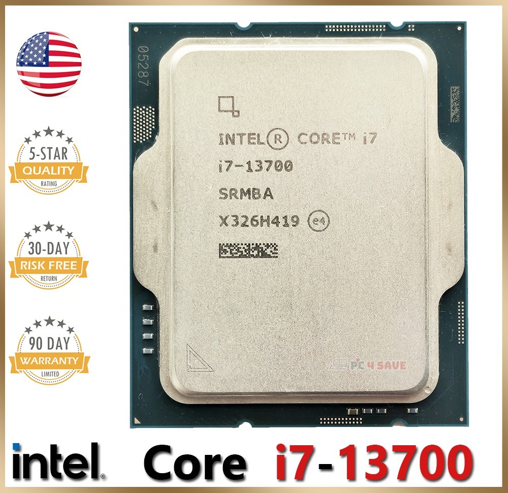 i7 13th Gen Intel Core i7-13700 CPU SRMBA up to 5.2GHz LGA1700 Desktop Processor