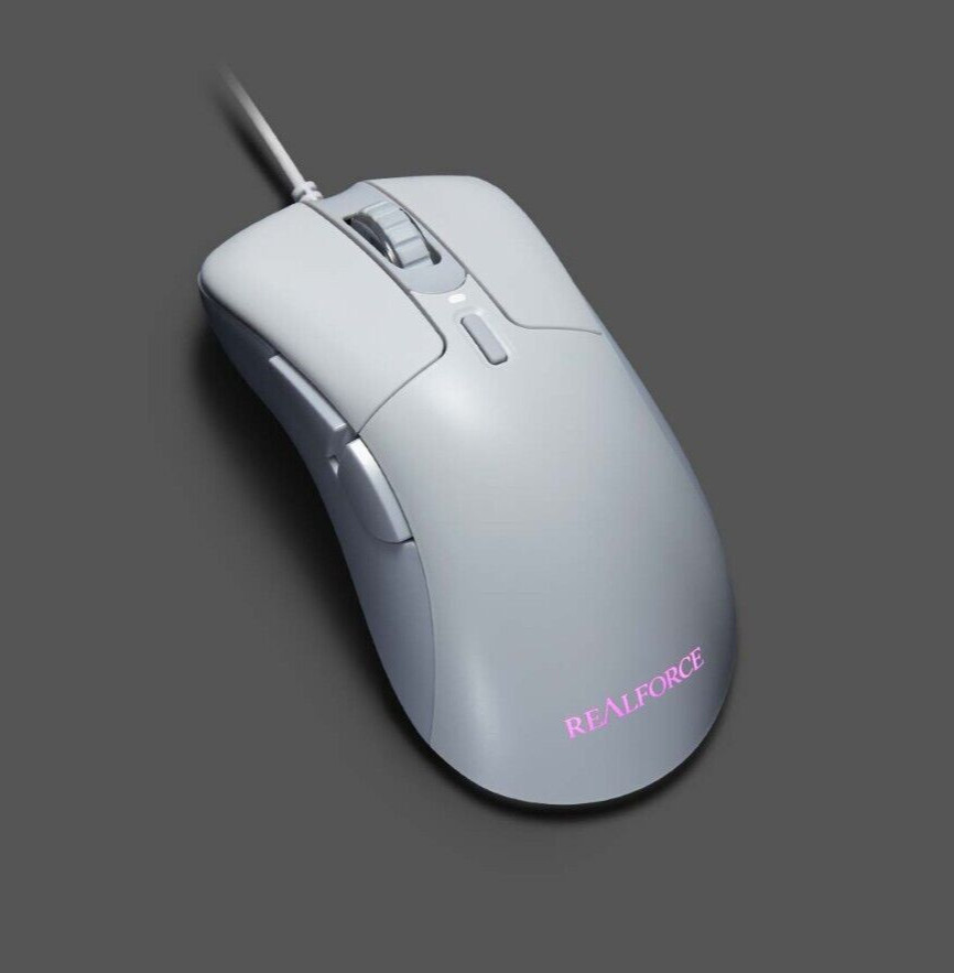 Topre REALFORCE RM1 MOUSE USB PC Gaming Mouse Wire LED Light RFM02U31