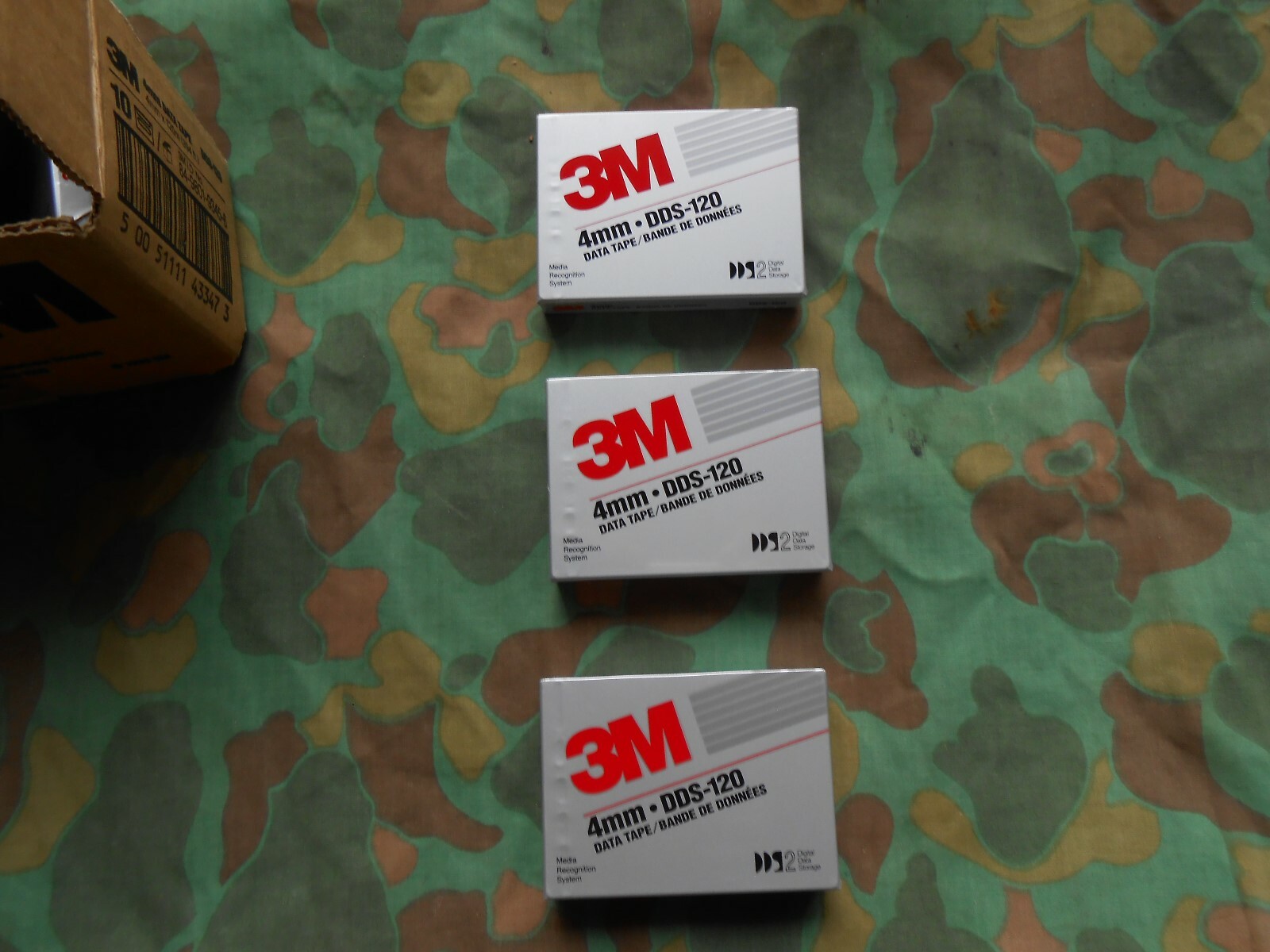 3M 4mm Data Tape DDS-120 10 pack new 