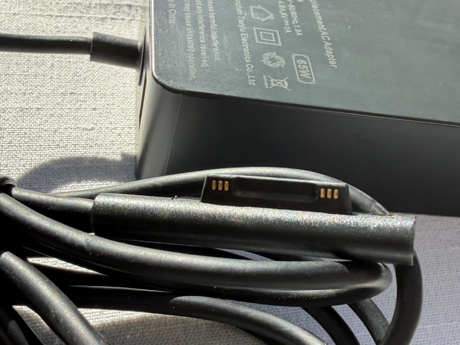 MDSF65 65W Surface Connect Replacement Charger 15V Microsoft Tested Working