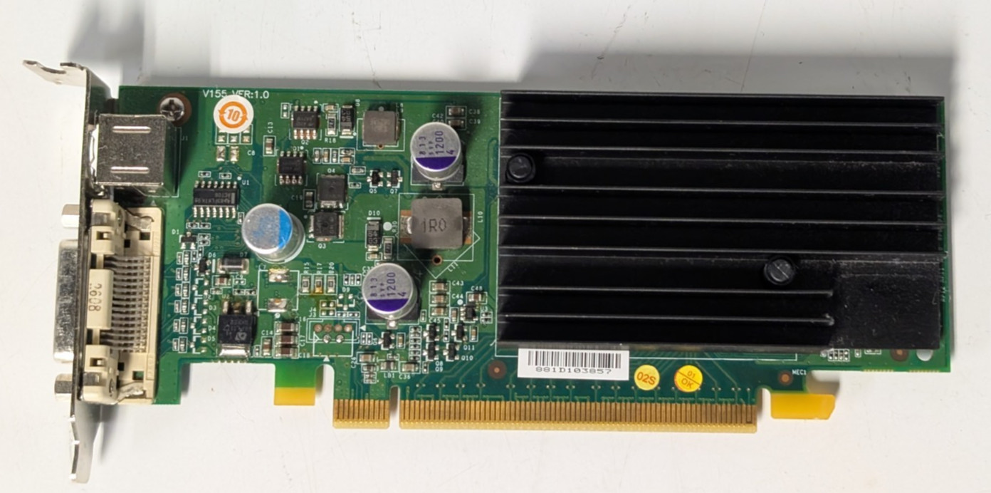 Dell NVIDIA GeForce 9300 GE 256MB DDR2 PCIe x16 Low Profile P805 K192G