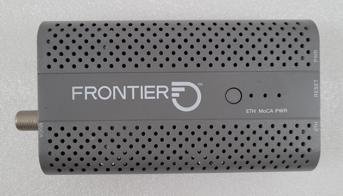 LOT 20  Frontier FMT25A MoCA 2.5 Ethernet Network Adapter - No Power Supply