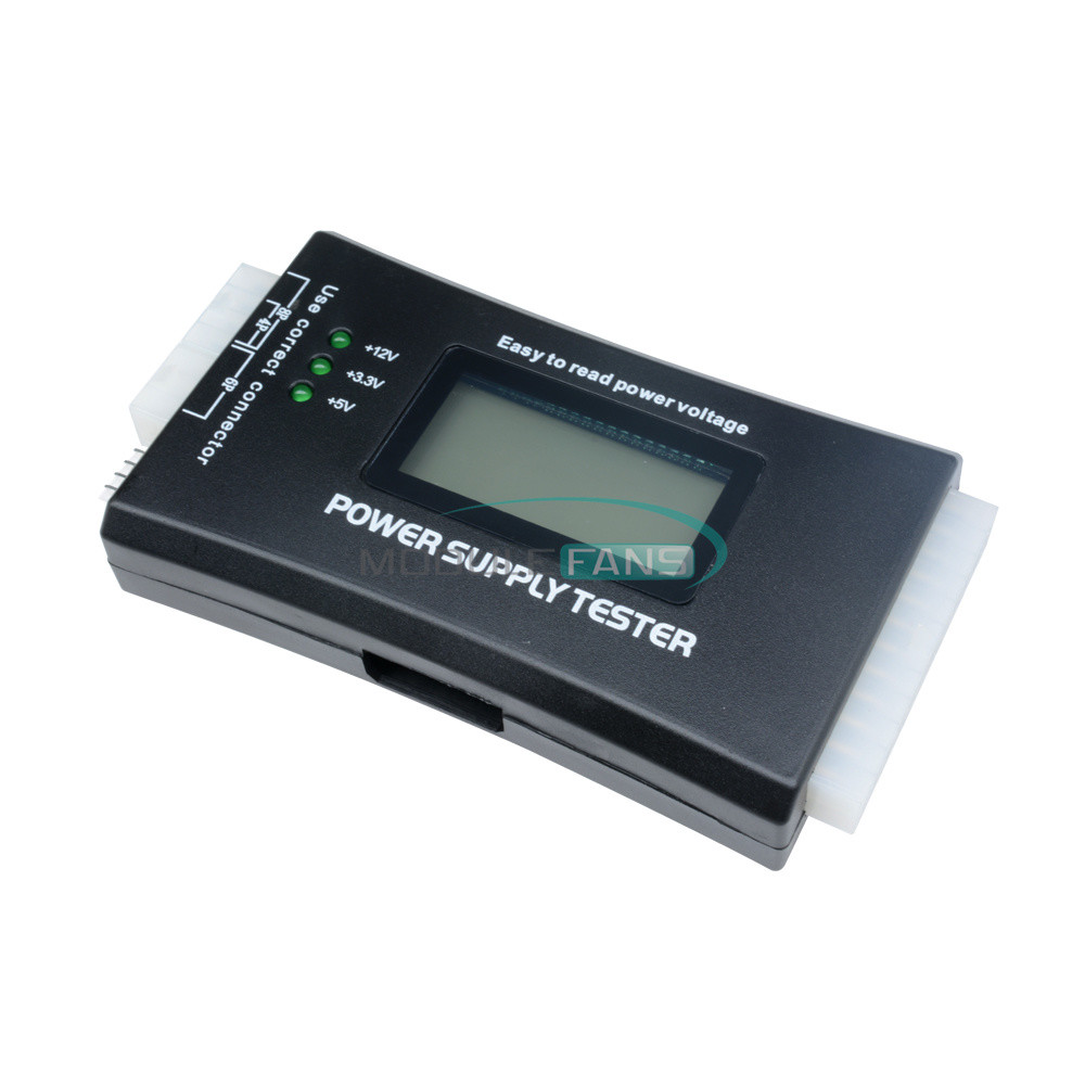 20+4 Pin LCD Power Supply Tester for ATX, ITX, BTX, PCI-E, SATA, HDD