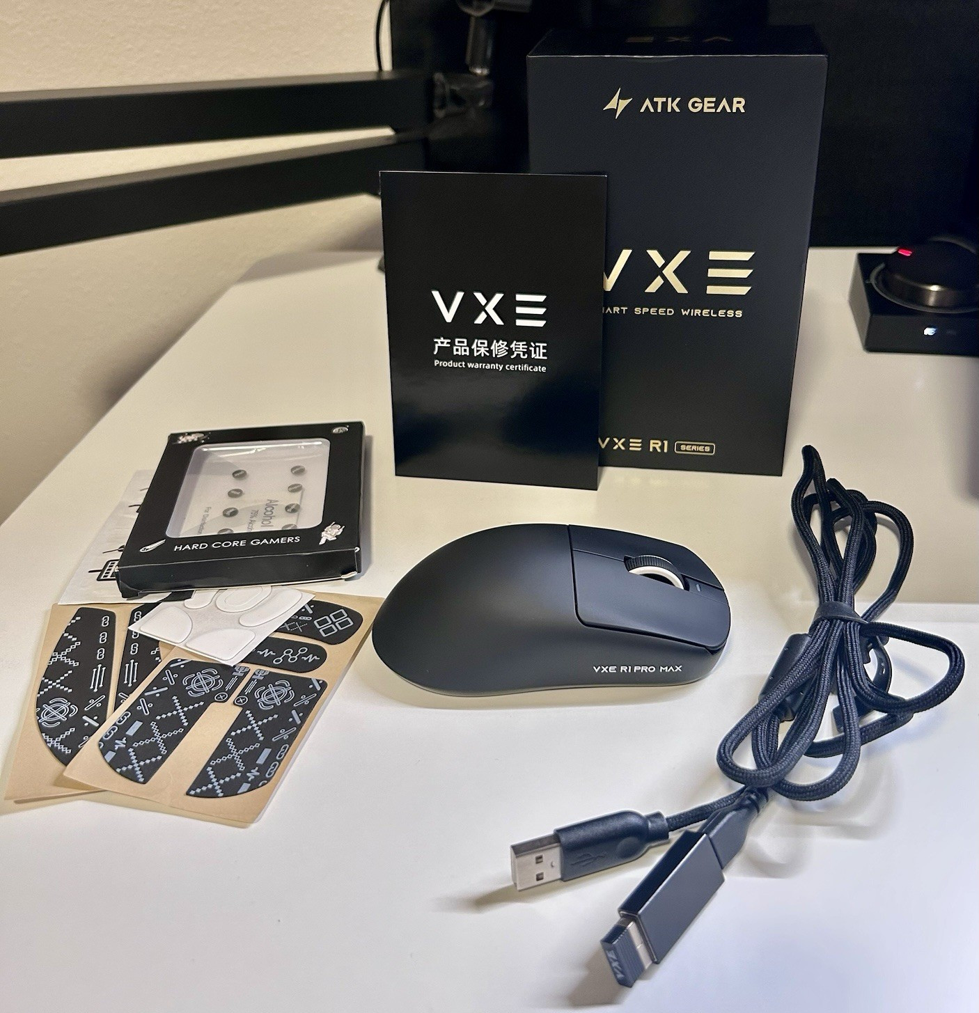 ATK Gear VXE R1 PRO MAX Gaming Mouse Wireless/Wired Programmable Ergonomic Black