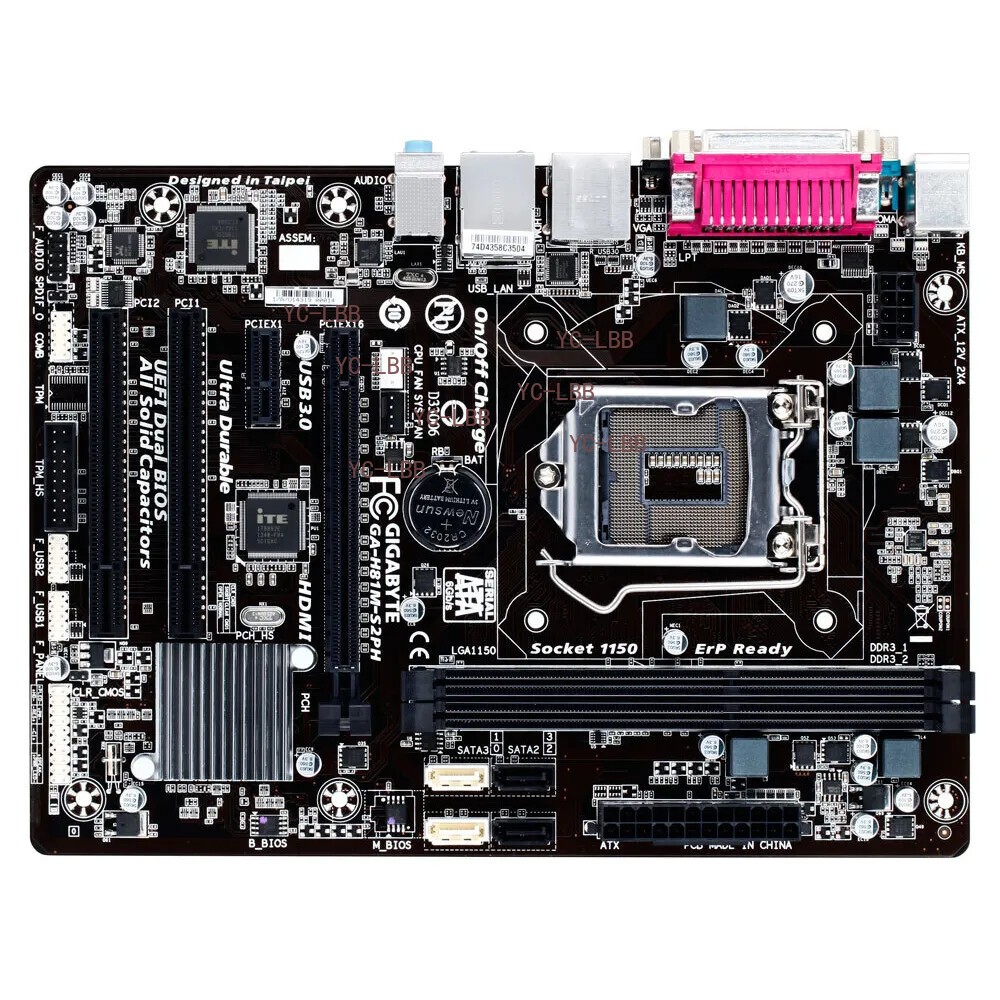 Gigabyte GA-H81M-S2PH LGA1150 DDR3 Gaming MicroATX Motherboard