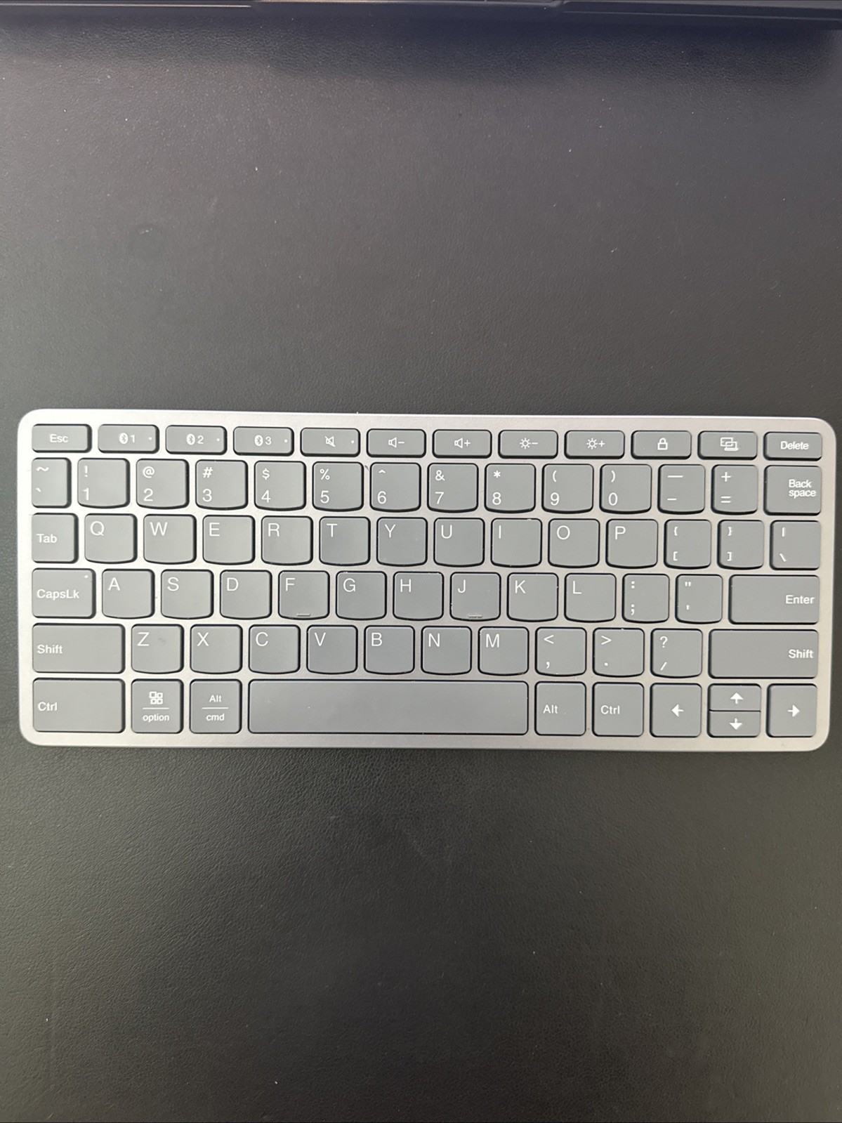Lenovo - Multi-Device Wireless Keyboard - Luna Gray