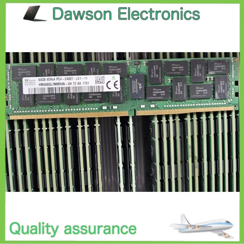 SK Hynix 64GB DDR4 2400 4DRx4 PC4-19200 HMAA8GL7MMR4N-UH 288p Server LRDIMM RAM