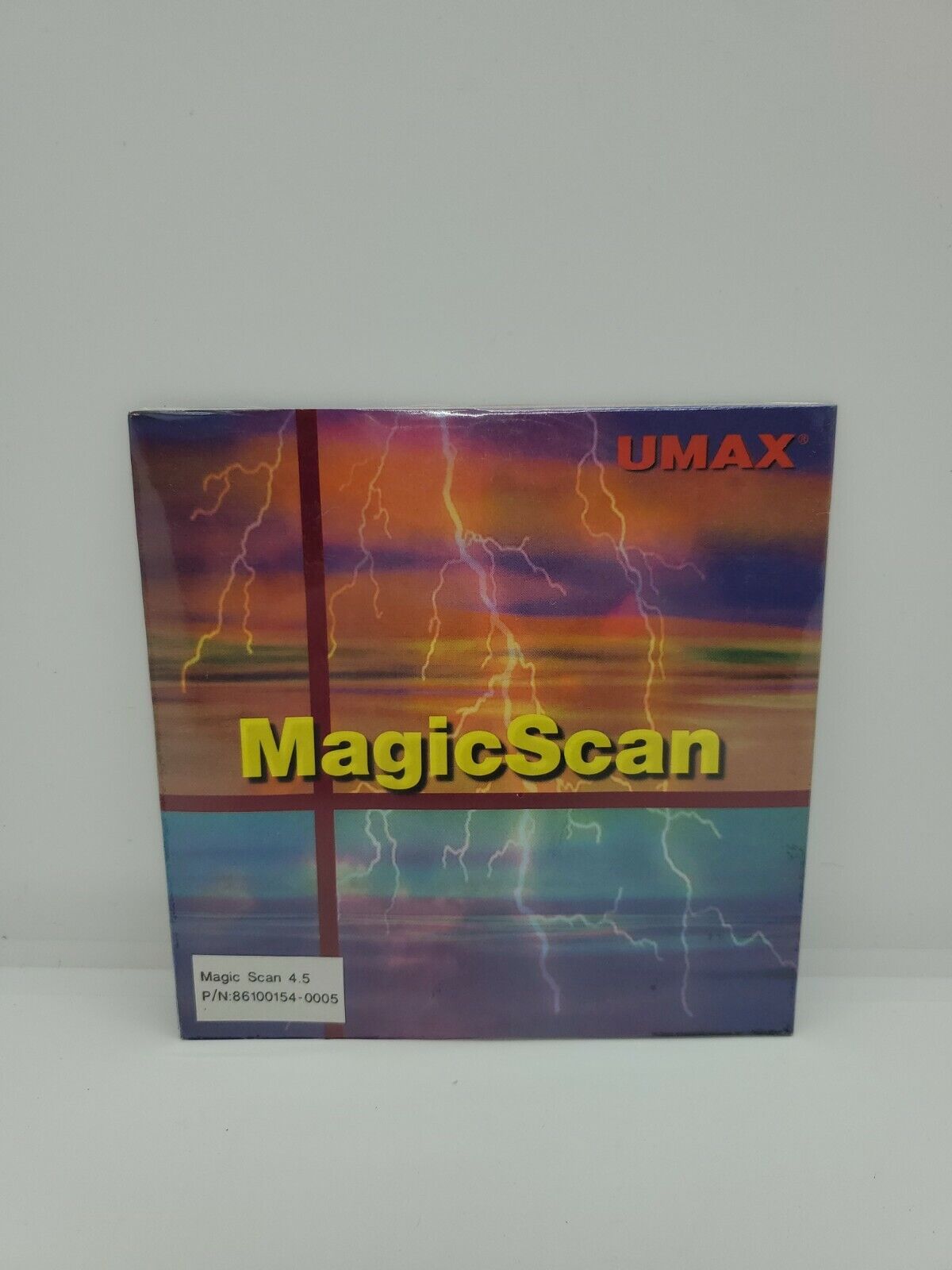 Vintage Windows 95 CD-Rom UMAX Magic Scan 4.5 New sealed Cardboard Sleeve NOS