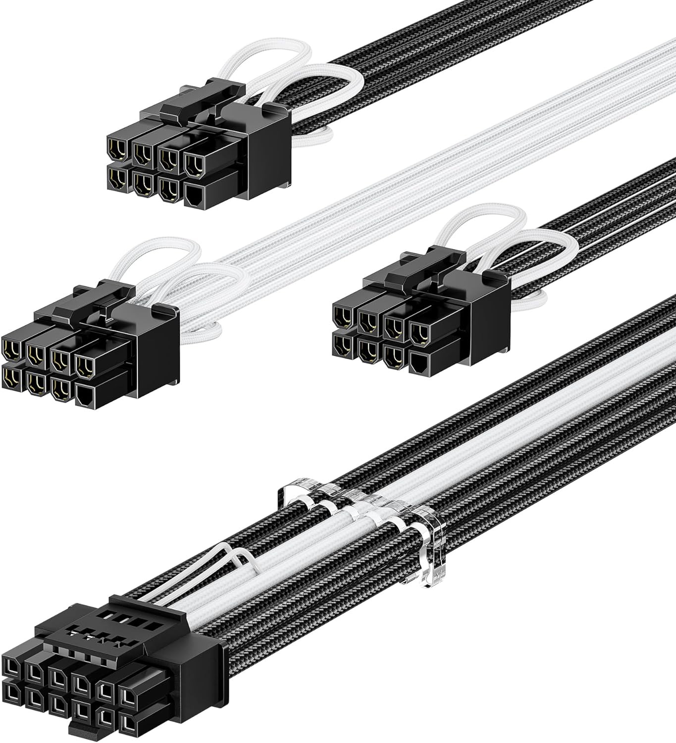 Pcie 5.0 GPU Power Cable Sleeved 70Cm | 16Pin 12VHPWR Connector for RTX