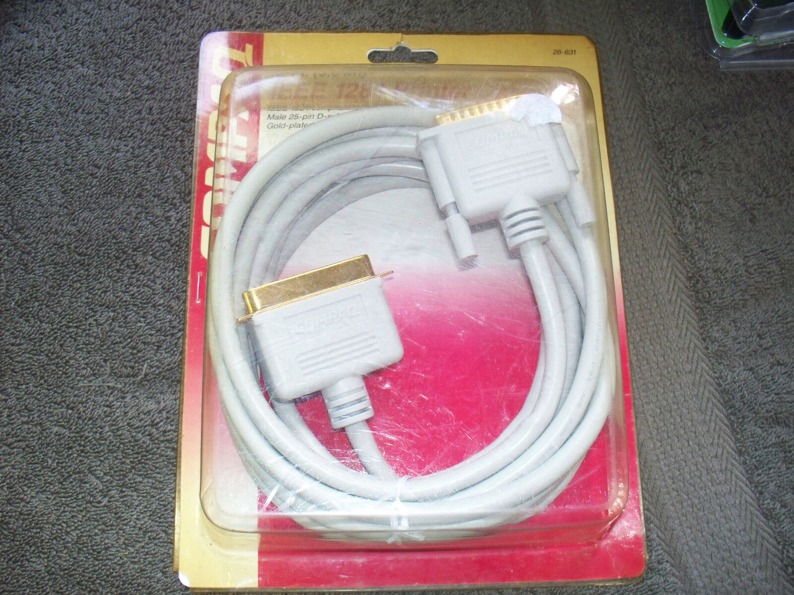 NIP - Compaq 26-631 IEEE 1284 Printer cable 12ft Gold Plated 2 Way Data Transfer