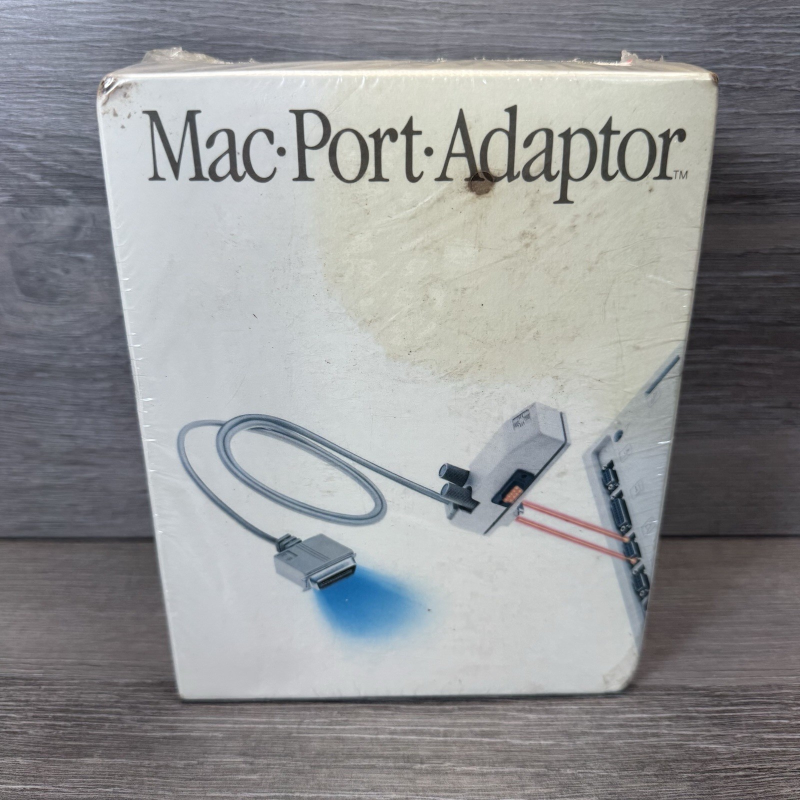 Rare Vintage Mac Port Adaptor Macintosh IBM parallel Peripheral RS-422 Port 1985