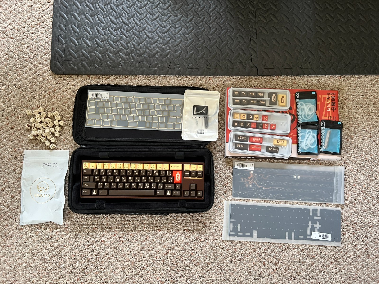 KBDFans Pluto 70% TKL FRL Custom Keyboard WK Brown / Brass Bottom