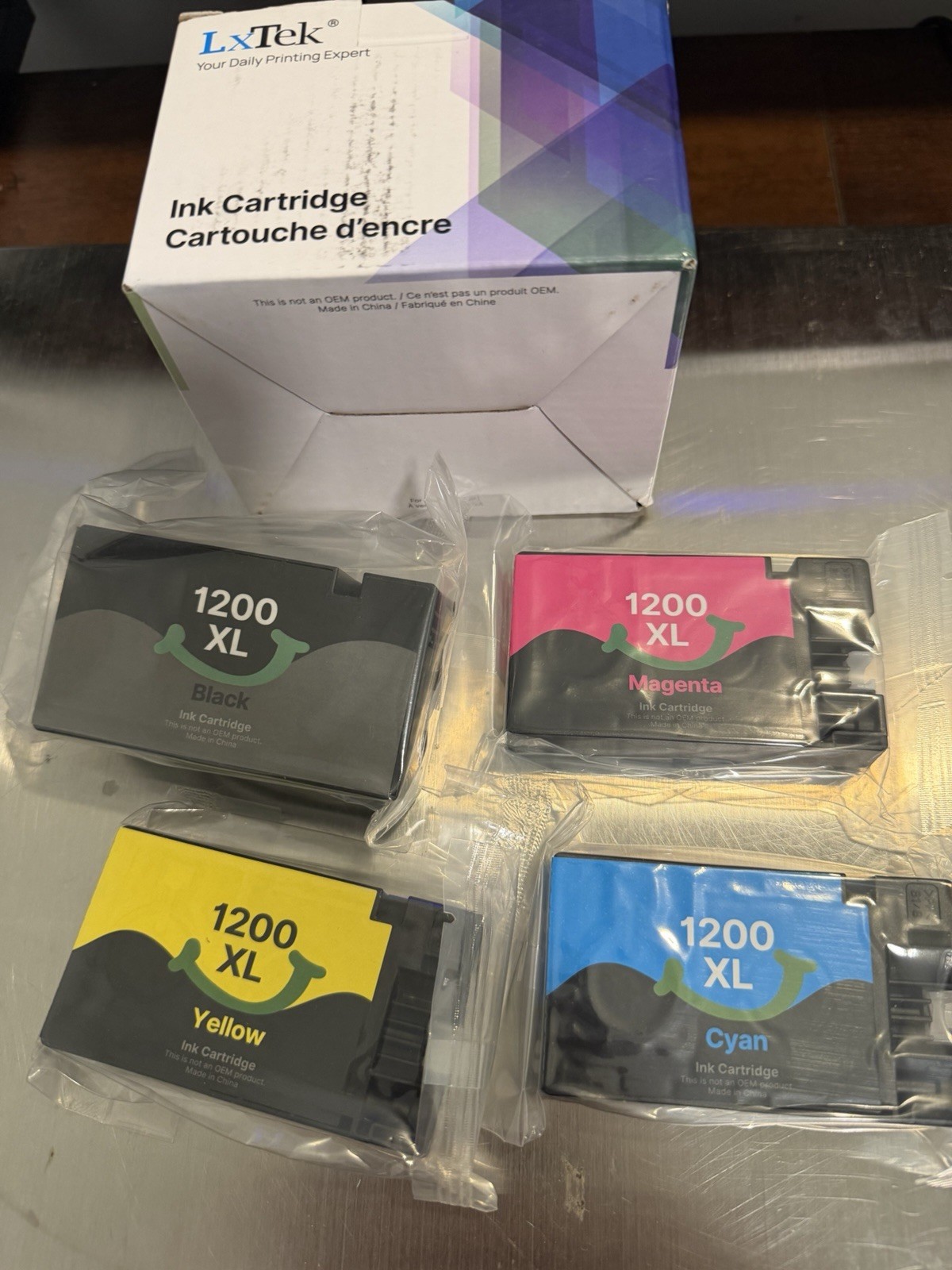 4 Pack PGI-1200XL High Yield Ink For Canon Maxify MB2020 MB2120 MB2320 MB2720