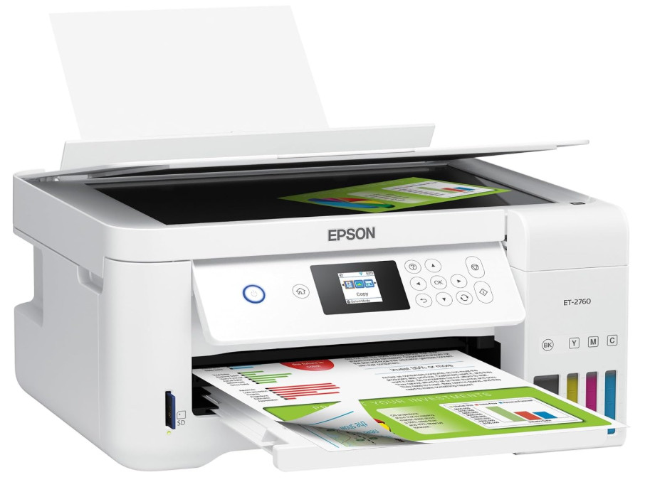 Epson EcoTank ET-2760 All-in-One Supertank Printer C11CG22203