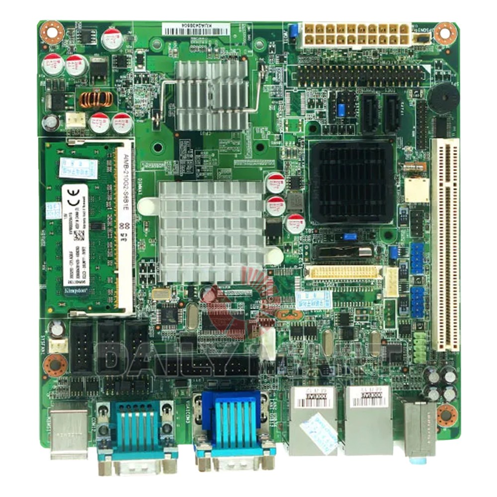 Used & Tested AIMB-210 REV.B1 AIMB-210G2-S6B1E Motherboard