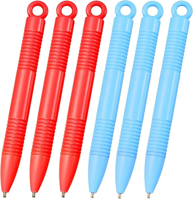Magnetic Drawing Board Pen Blue/Red 6 Pcs | Colorful Drawing Magnet Pen for Magn