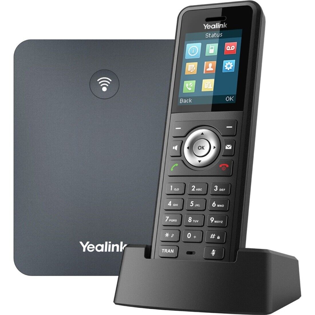 Yealink W79P IP Phone - Cordless - Corded - DECT - Wall Mountable, Desktop -