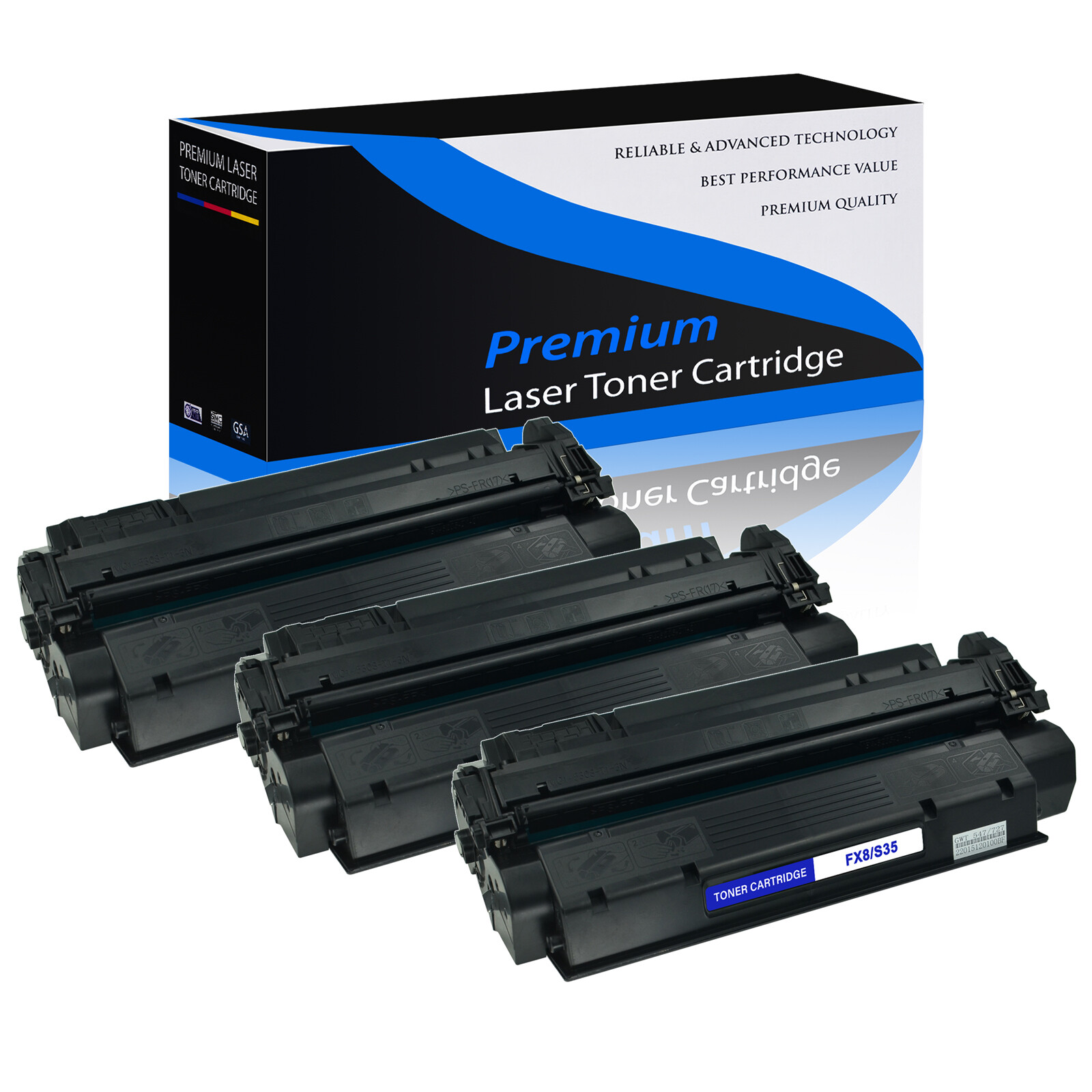 3PK FX8 S35 Toner Cartridge Compatible with Canon ImageClass D320 D340 L170 L400