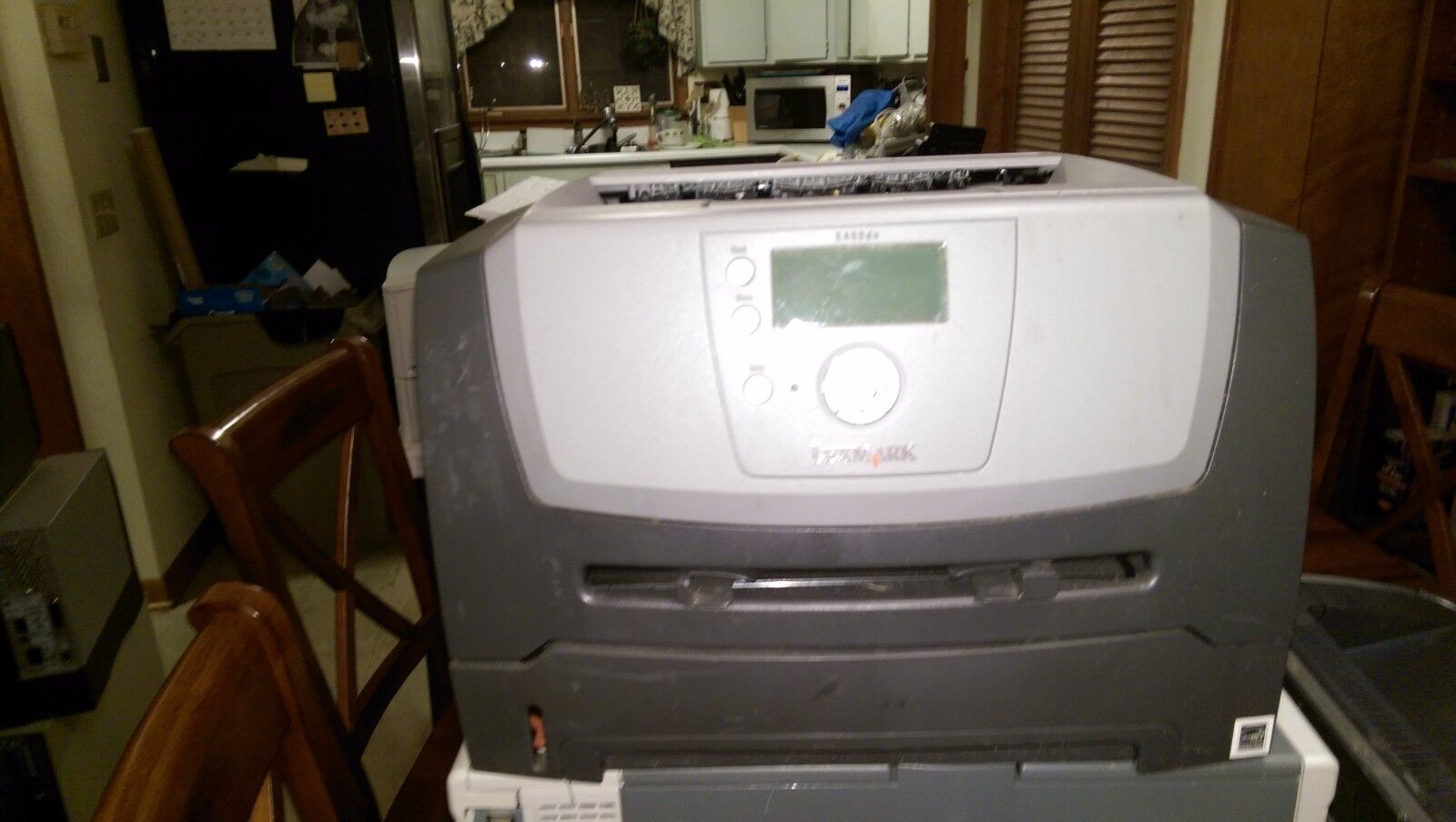 LEXMARK E450DN LASER PRINTER, SEE CONDITIONS. NETWORK, DUPLEX, FOR PARTS OR REPA