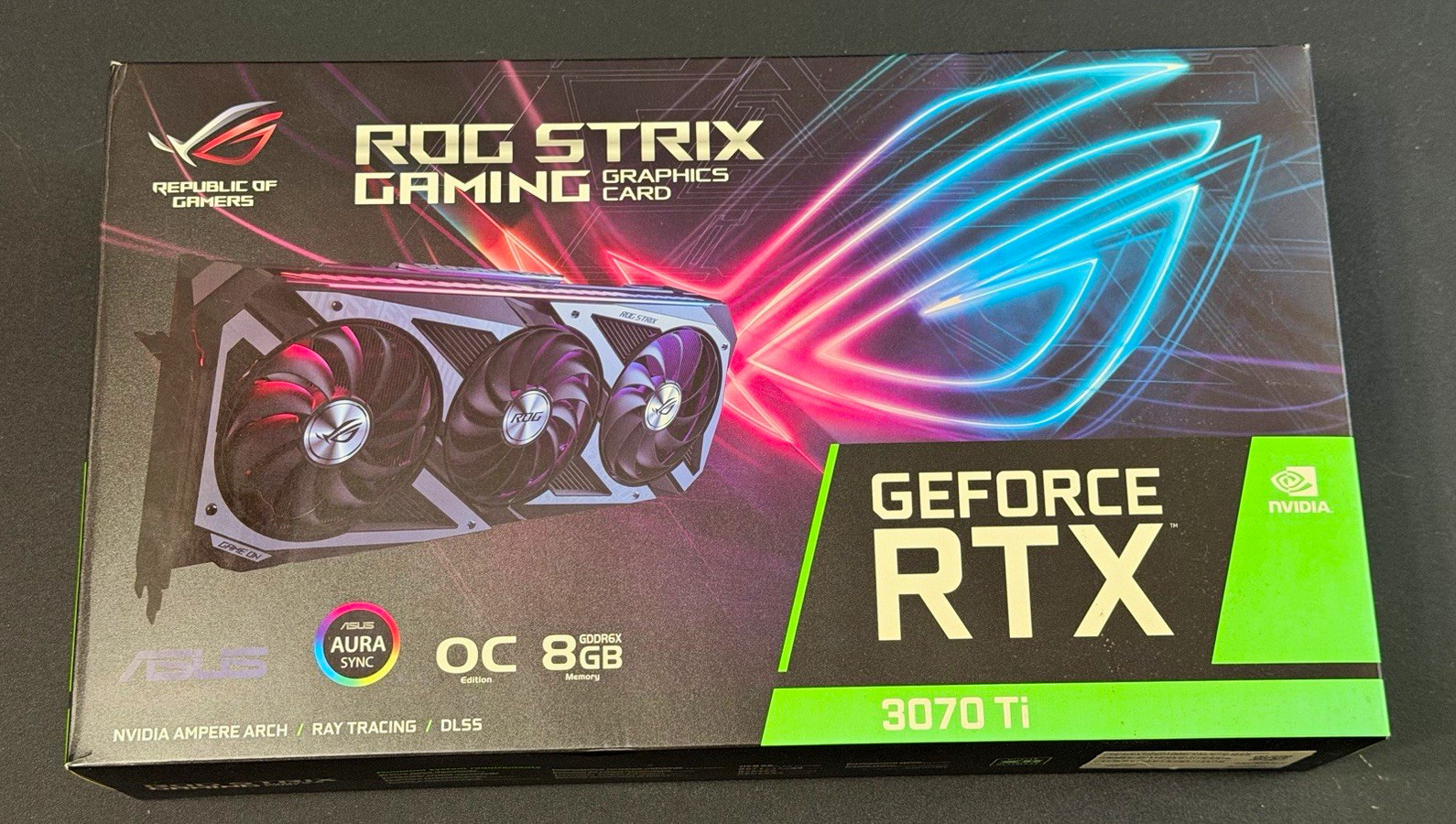 Complete in Box ROG Strix GeForce RTX 3070 Ti OC Edition 8GB GDDR6X HDMI