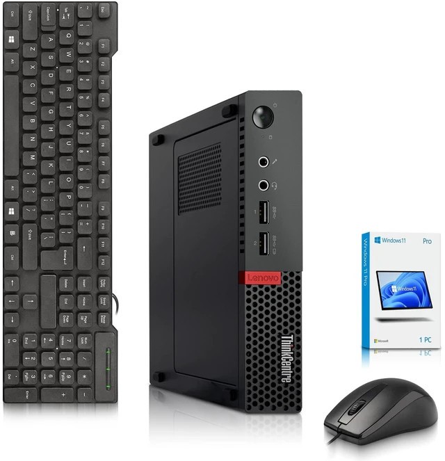 Lenovo M710q Mini Desktop Intel Core i5 32GB RAM 512GB SSD & W11 Pro i5-7500T
