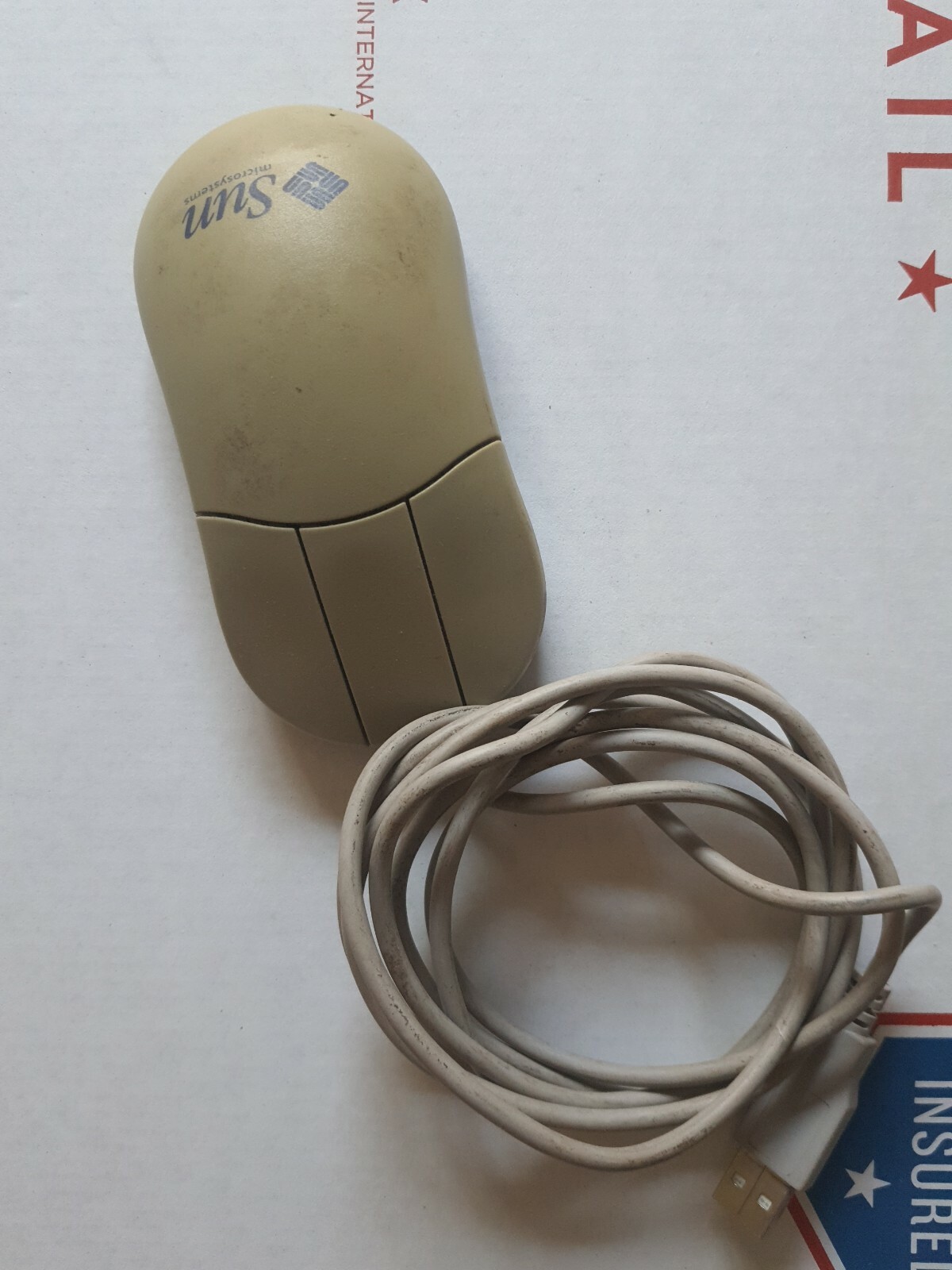 SUN  Oracle CROSSBOW 3-BUTTON USB MOUSE 370-3632 Mice