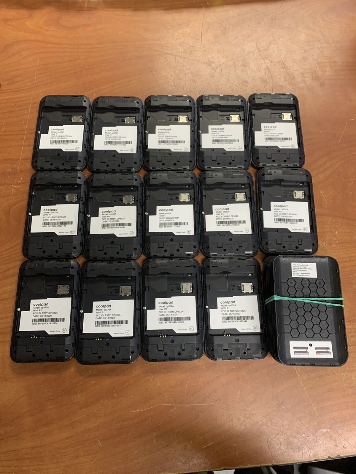 LOT OF 14 Coolpad Surf CP332A  Wi-fi Mobile Hotspot Sprint 4g LTE PARTS ONLY