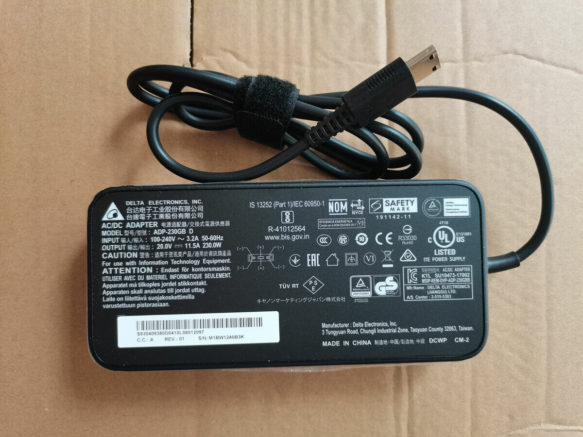 OEM Delta 20V 11.5A ADP-230GB D for MSI GP66 Leopard 10UH/RTX3080 230W Adapter