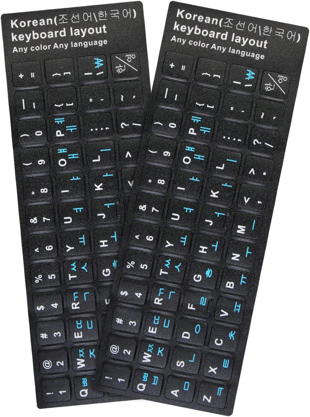Character Keyboard Stickers 2-Pack | for Laptops, Desktops and Mac Devices