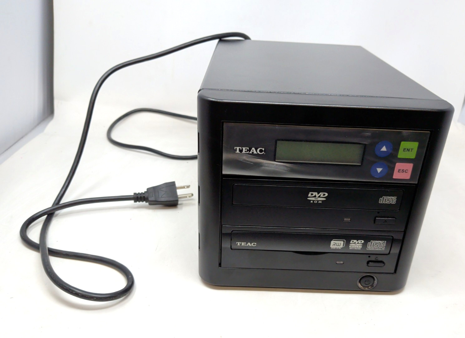 TEAC Standalone CD DVD Duplicator Tower Disc Copier LG Drive Tested Working