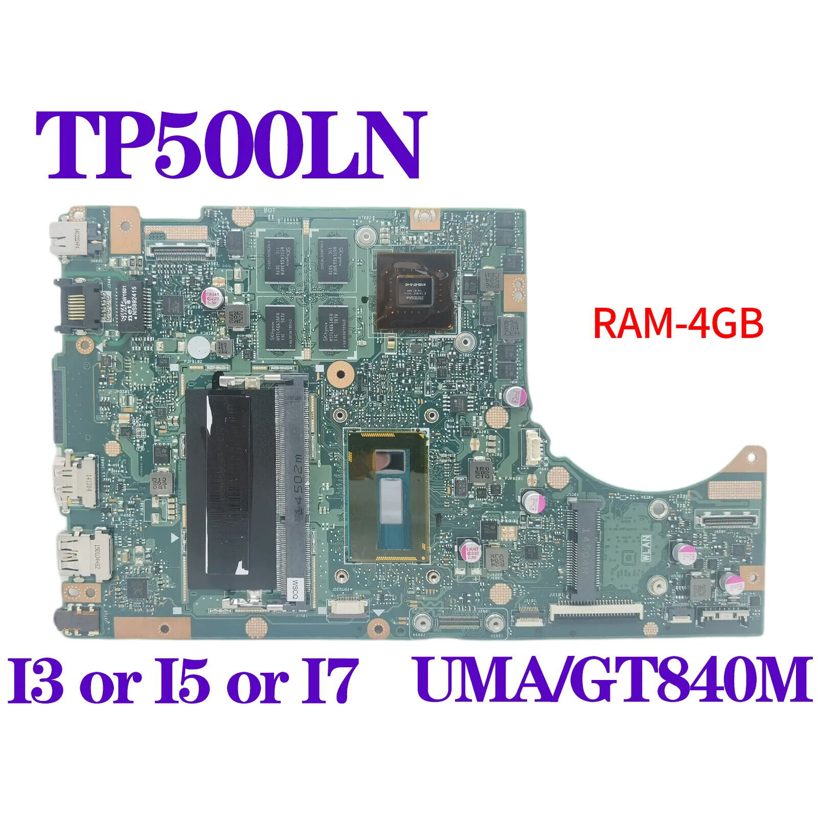Motherboard For ASUS TP500LD TP500LN TP500LB TP500LA I3 I5 I7 4GB-RAM GT840M/UMA