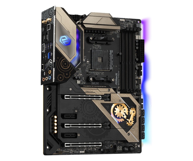 ASRock B550 Taichi Motherboard AMD B550 AM4 DDR4 Ryzen M.2 ATX USB3.2 SPDIF HDMI