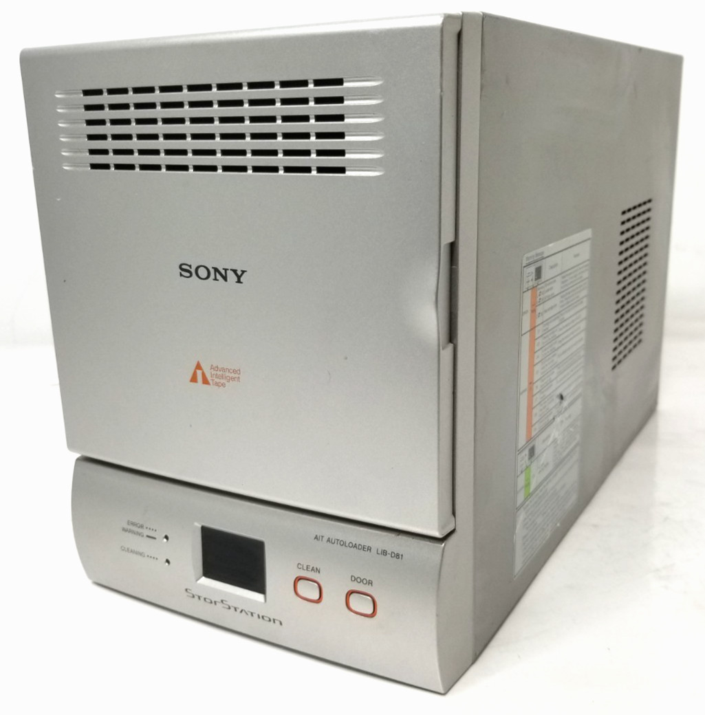 Sony StorStation AIT Autoloader LIB-D81 No AC Adapter/Accessories - Power Tested