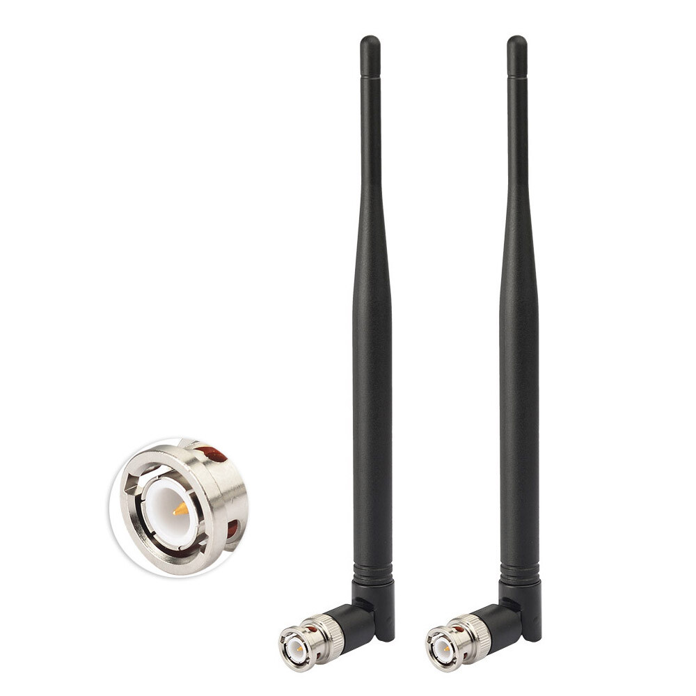Bingfu Wireless Microphone Receiver Antenna UHF 400MHz 433MHz BNC Antenna 2-Pack
