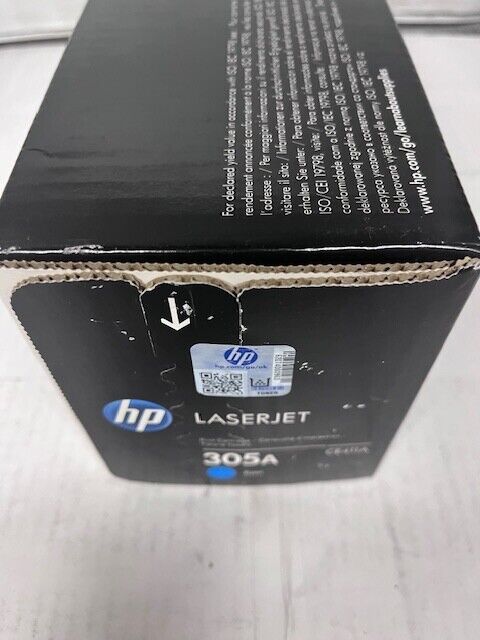 Genuine HP Laserjet 300 M400 | 305a  CYAN  Cartridge ce411a  New