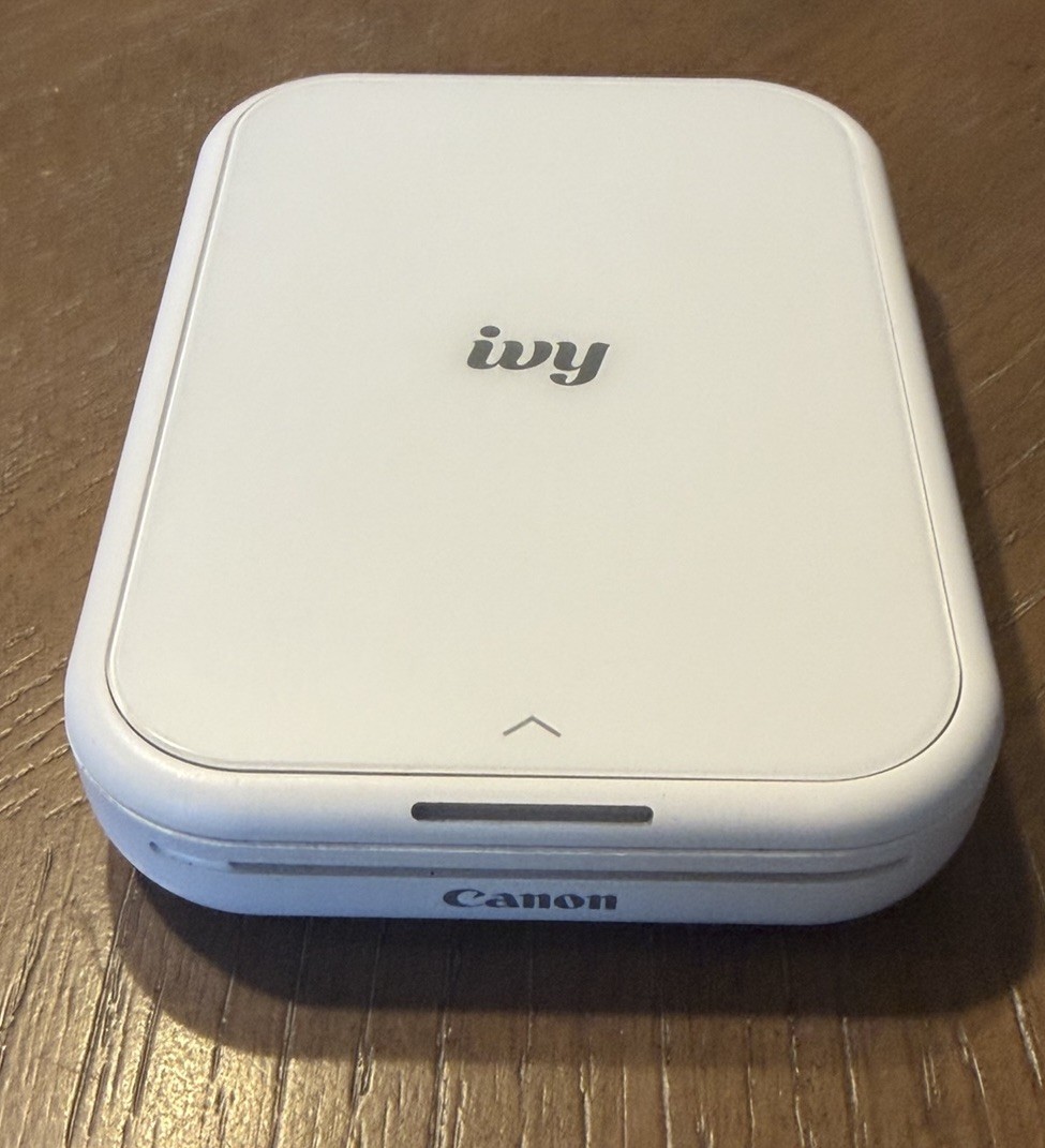 Canon Ivy 2nd Generation Mini Photo Printer *Working* No Charger/No Paper
