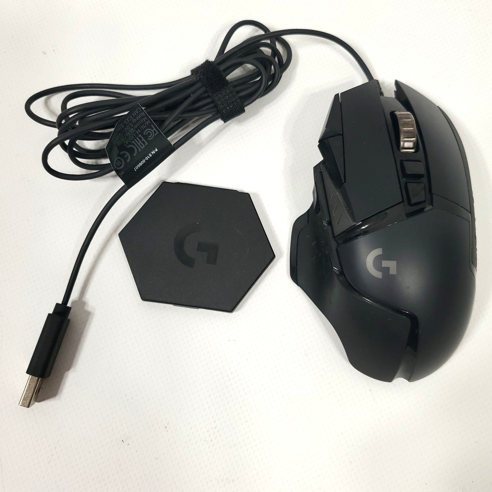 Logitech G502 HERO Wired Gaming Mouse 25K DPI 11 Buttons w/ Weight Set; Tested