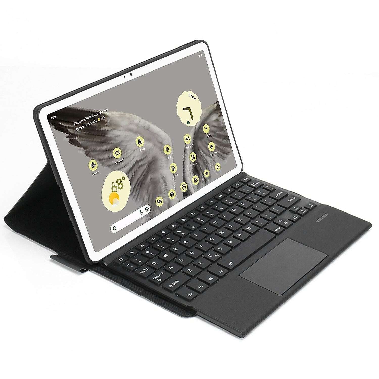 SaharaCase SaharaCas Keyboard Case with Mouse Pad for Google Pixel Tab Black