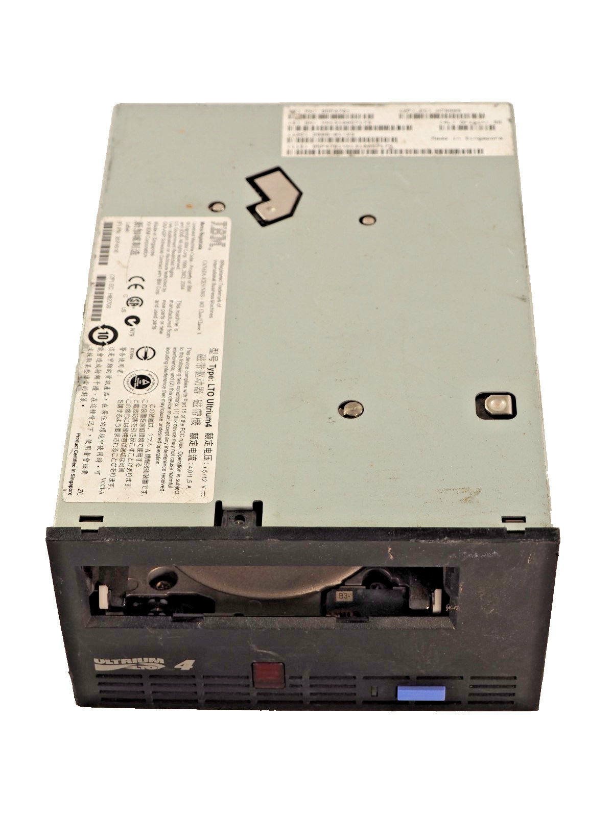 IBM ULTRIUM-4 LTO4 Fiber Channel Internal Tape Drive H7999 95P4781 95P4516
