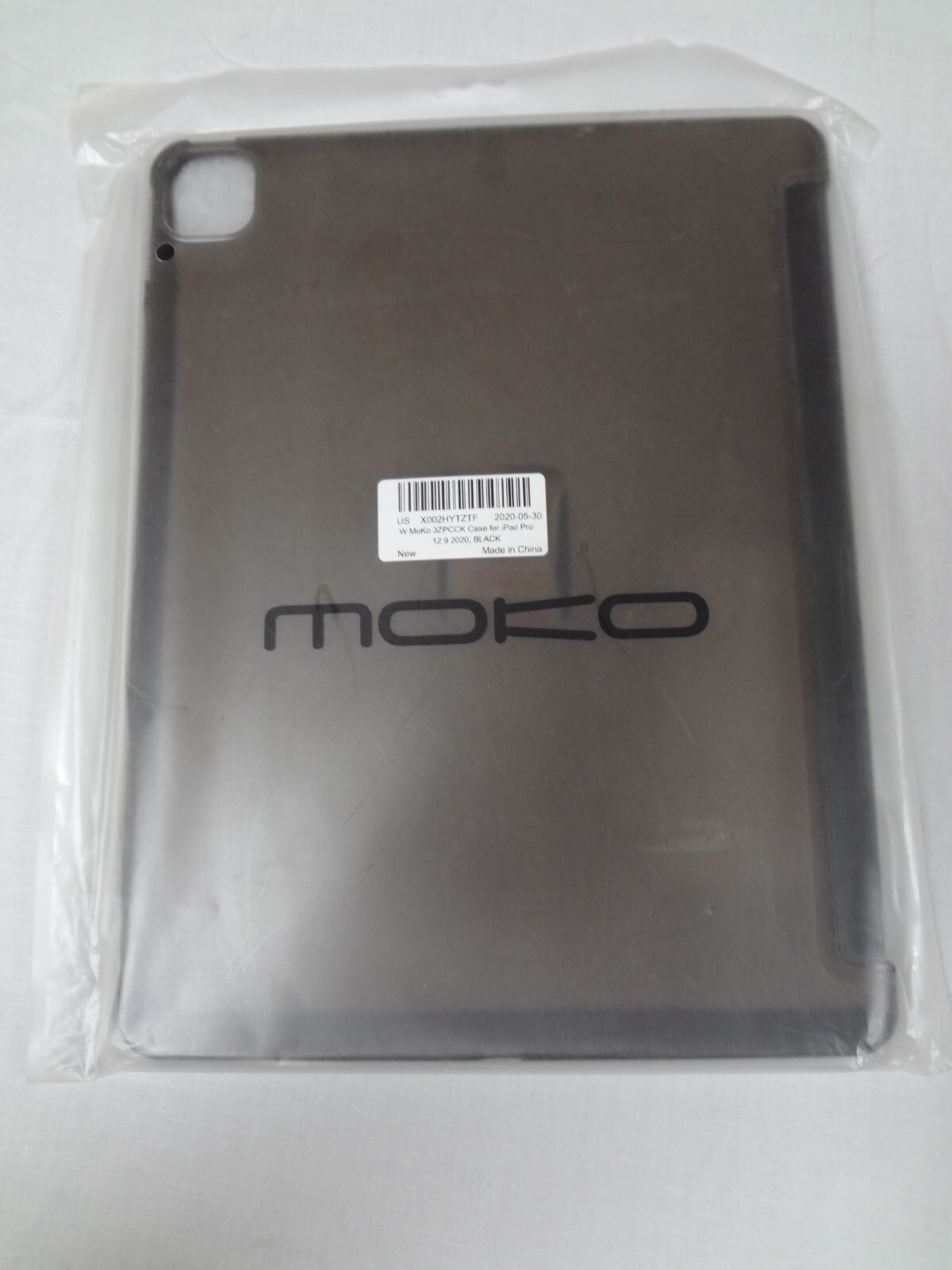 MOKO IPAD PRO 12.9 CLEAR BLACK COVER PROTECTIVE CASE FOR TABLET - NEW 