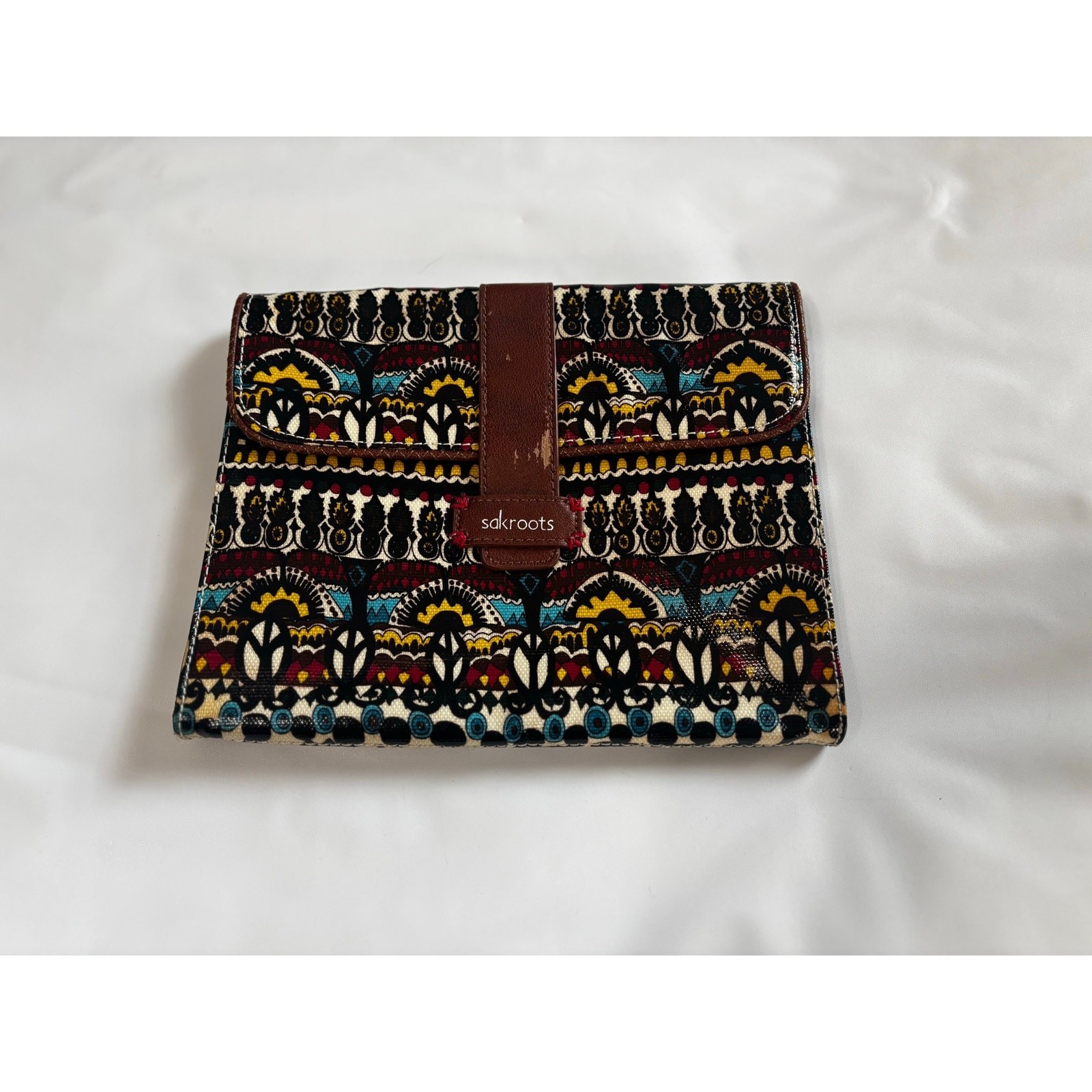Sakroots Artist Circle collection, coated canvas tablet case/portfolio