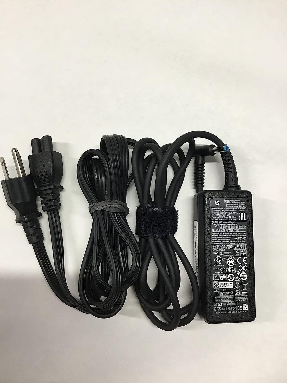 LOT of 20 Genuine HP 741727-001 45W 19.5V SMALL BLUE TIP AC Adapter Charger