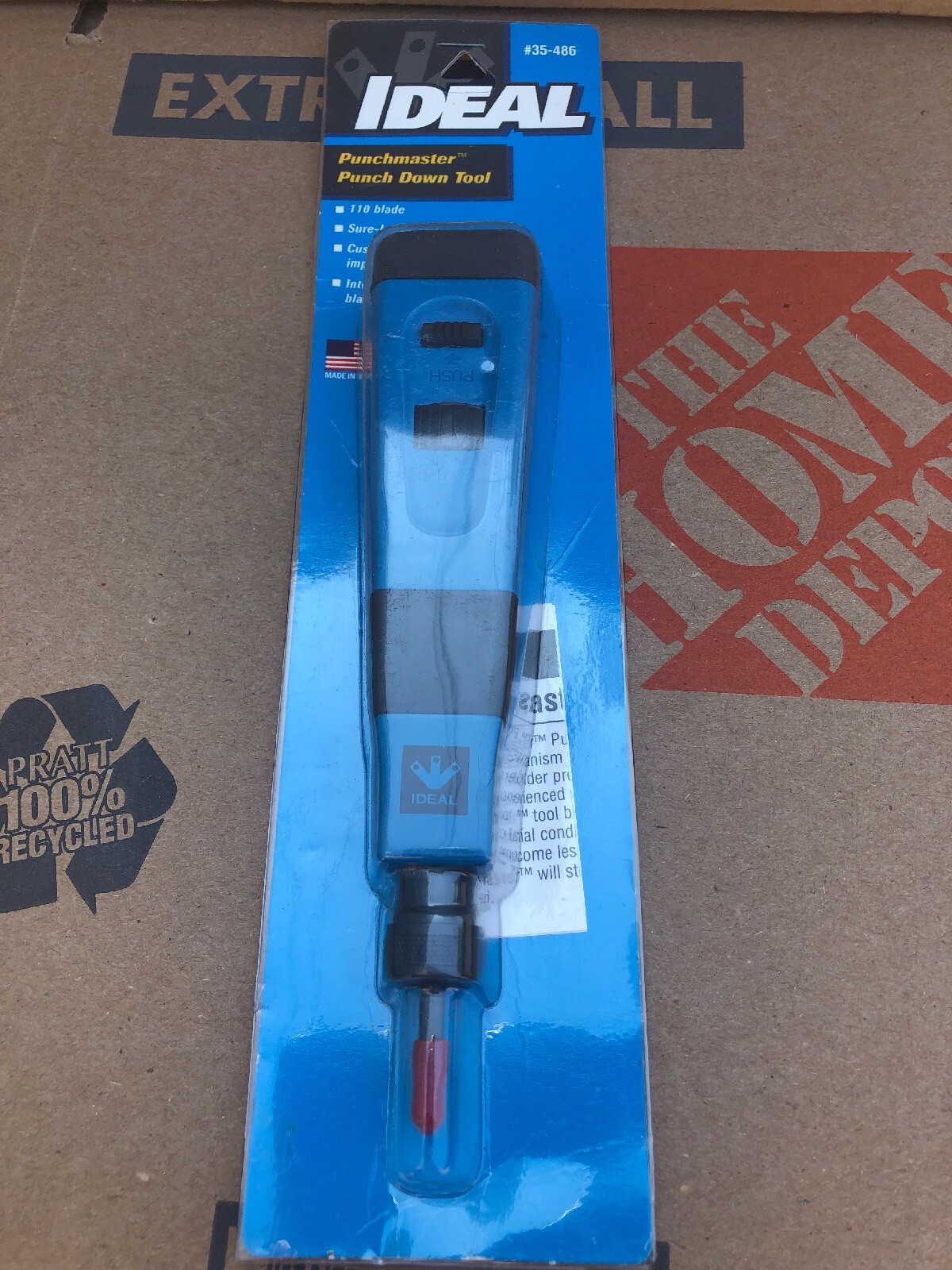 IDEAL 35-488 PUNCHMASTER PUNCH DOWN TOOL WITH 66 BLADE. #JB6