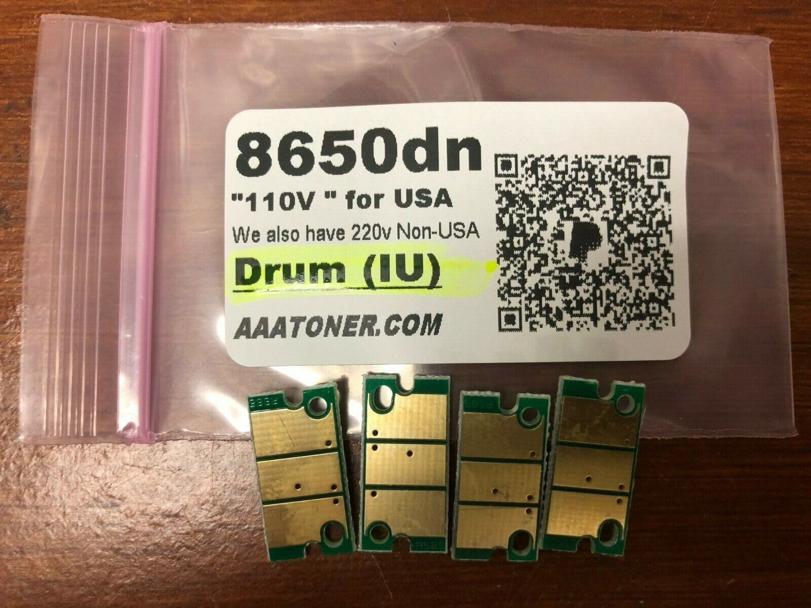 4 x Imaging Drum Chip for Konica Minolta Magicolor 8650, 8650dn, 8650hdn Refill