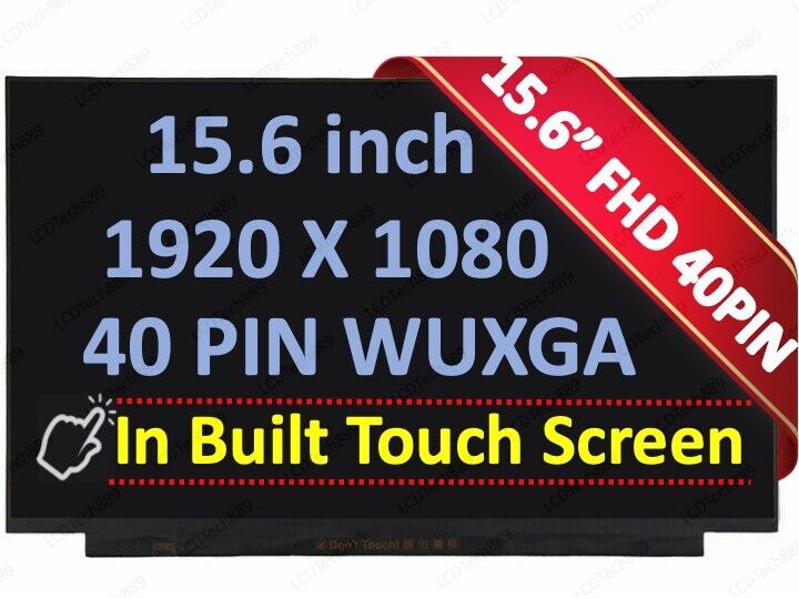 Lenovo 5D10V82421 5D10W46422 NV156FHM-T07 Laptop LED Lcd Touch Screen 15.6