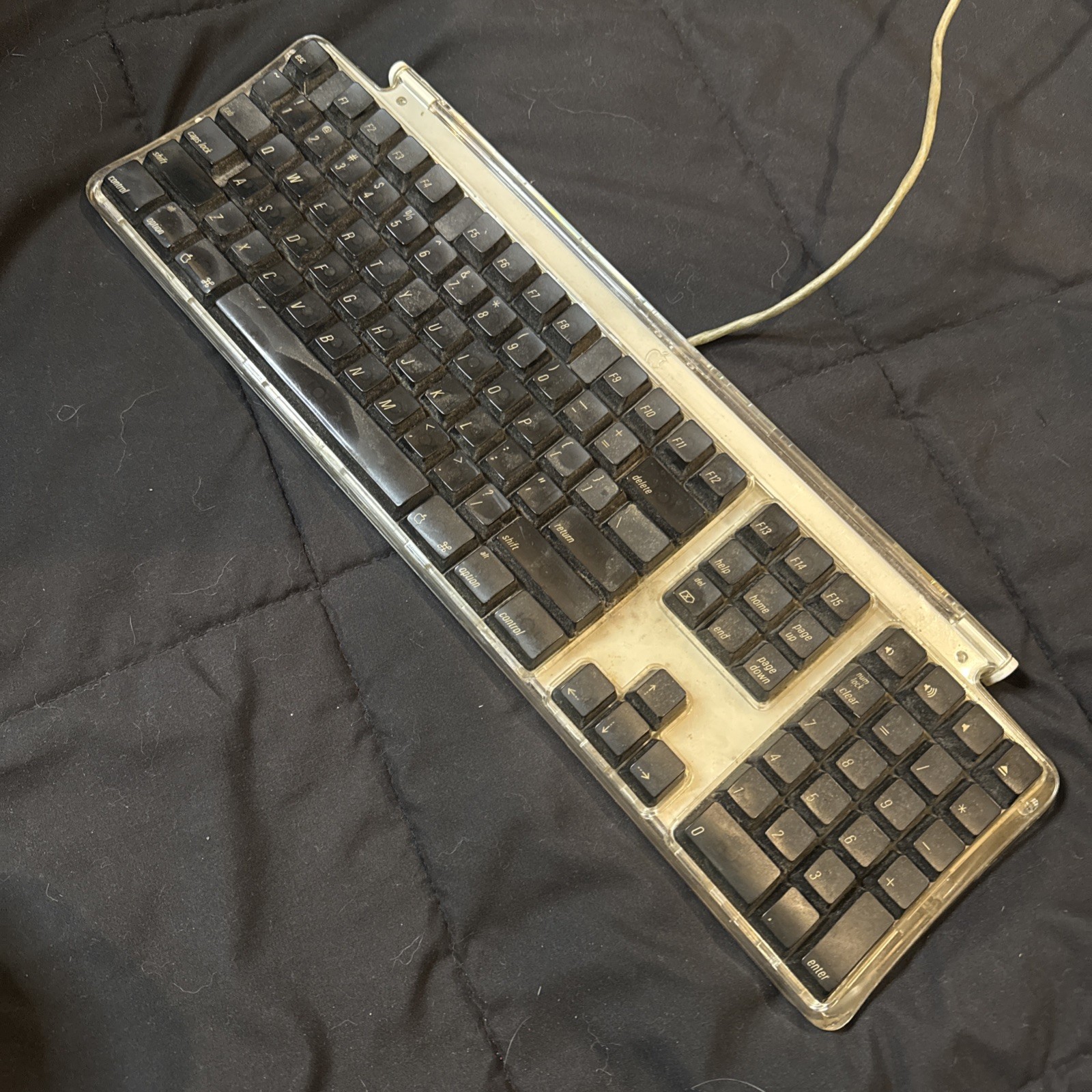 Apple Macintosh M7803 USB Keyboard - Black