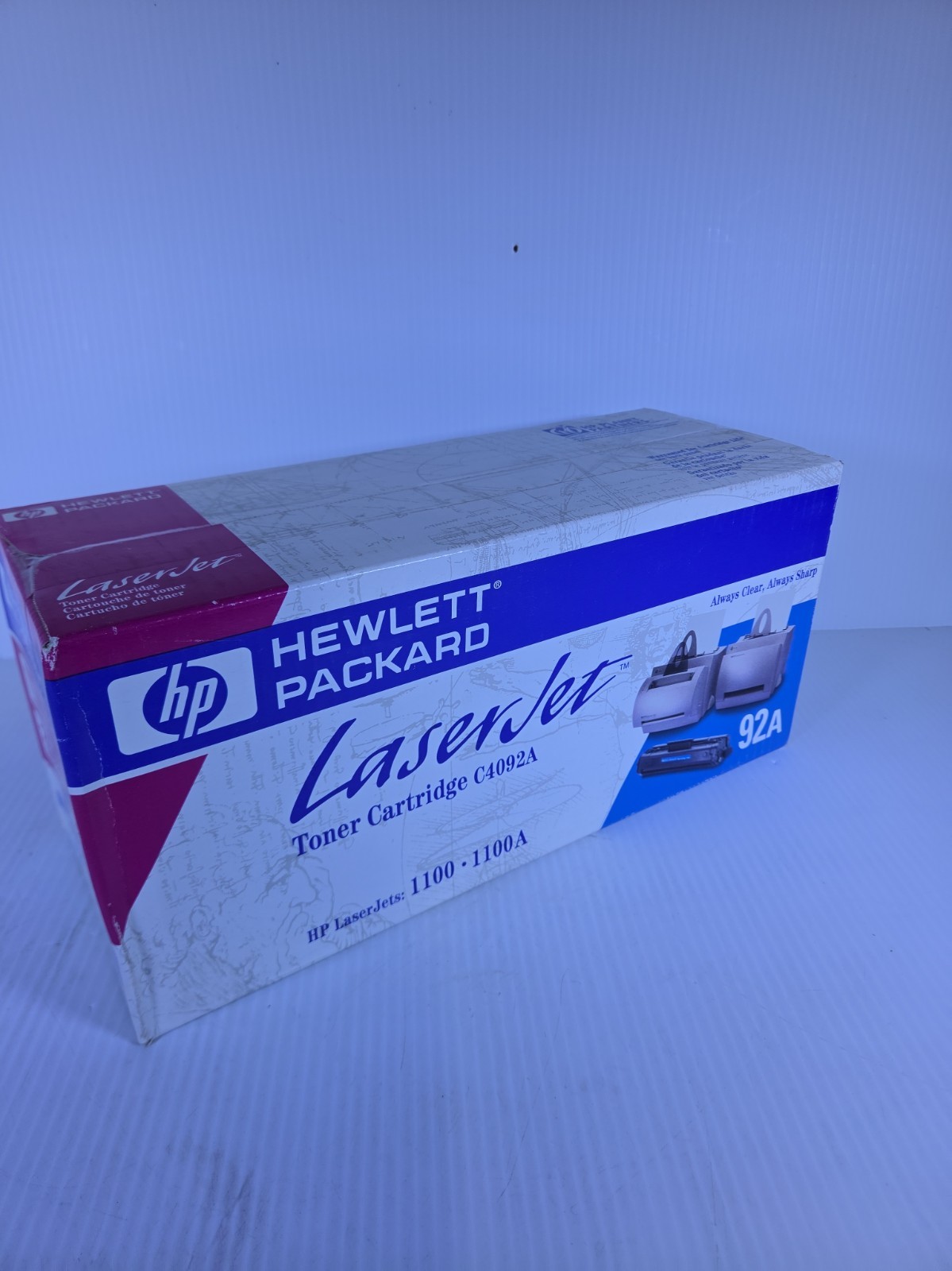 Genuine HP 92A C4092A High-Performance Black Print Cartridge LaserJet 1100 3200