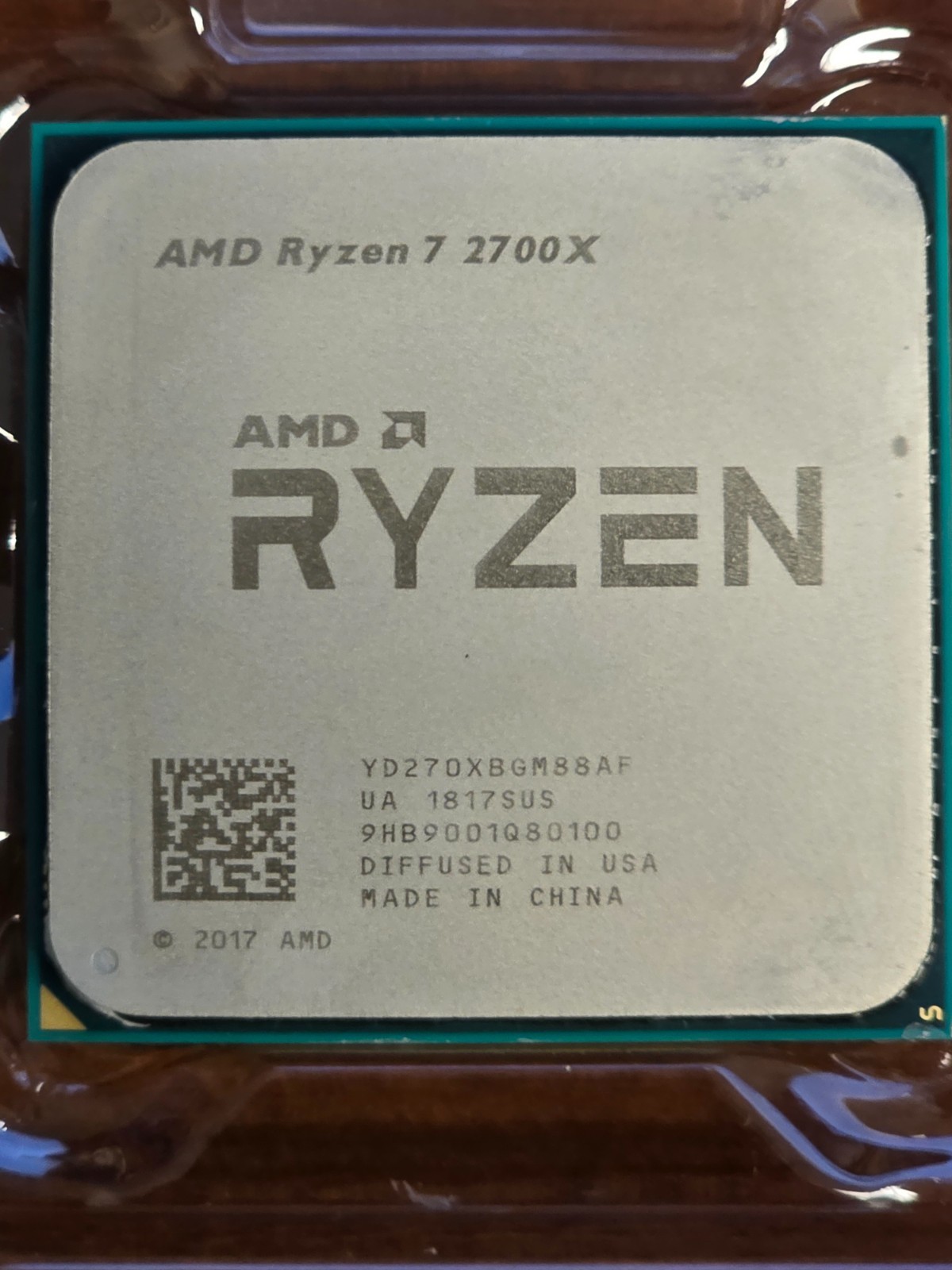 AMD Ryzen 7 2700X 3.7GHz 8-Core 16-Thread AM4 CPU Processor - Tested